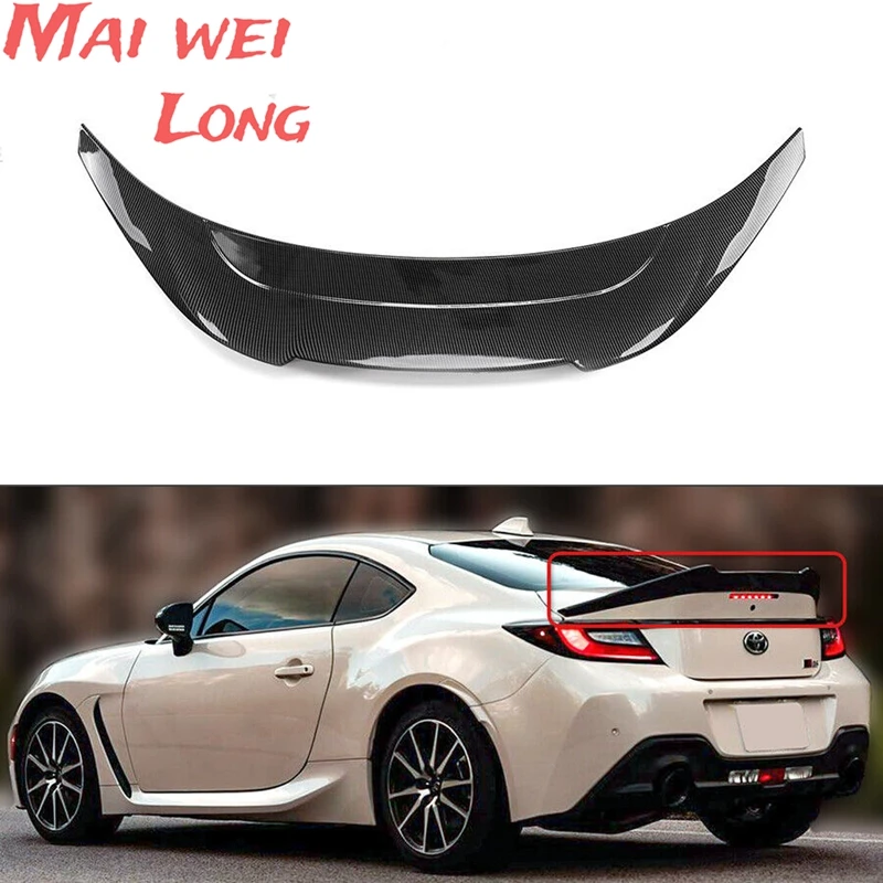 Pre 2023 22 Toyota ZA86, GR86, Subaru BRZ BLACK BLACK Vzor ABS veka Športové spojlery Krídle Cargate Tailgate Lip Kit