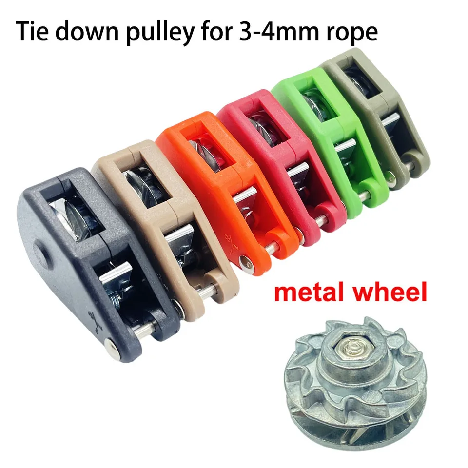 Pre 3-4 mm lano zviazanie kladkost Ratchet kemping veterné lano Ratchet vonkajšie veterné lano spony utápania
