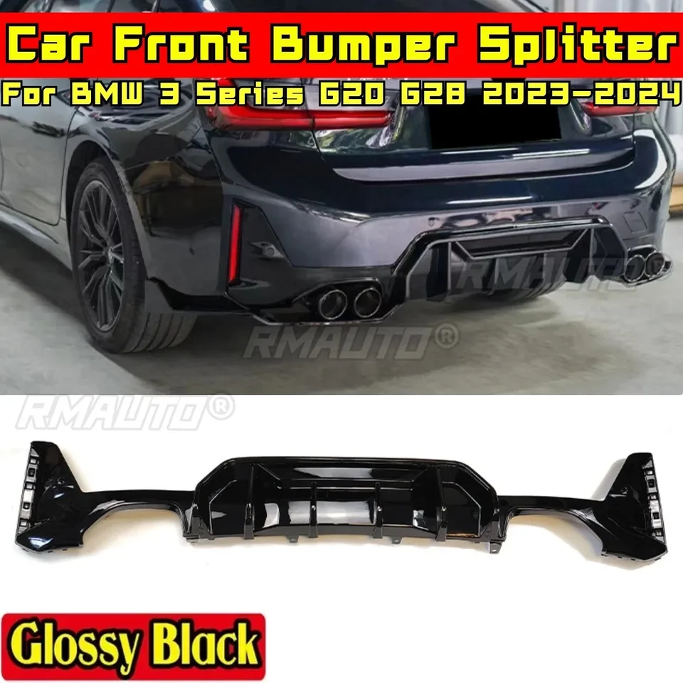 Pre 3 sériu G20 G28 Body Kit Body Chary Bumper Difuser Difuser zadný nárazník pre BMW 3 Series G20 G20 G28 2023-2024 Príslušenstvo automobilu