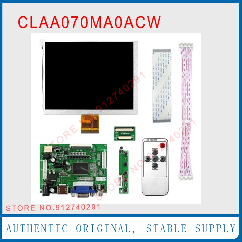 Pre 7 palcov 800*600 4: 3 LCD obrazovky CLAA070ACW LCD displej kompatibilnej kompatibilného panela ovládacieho ovládača HDMI VGA Monitor