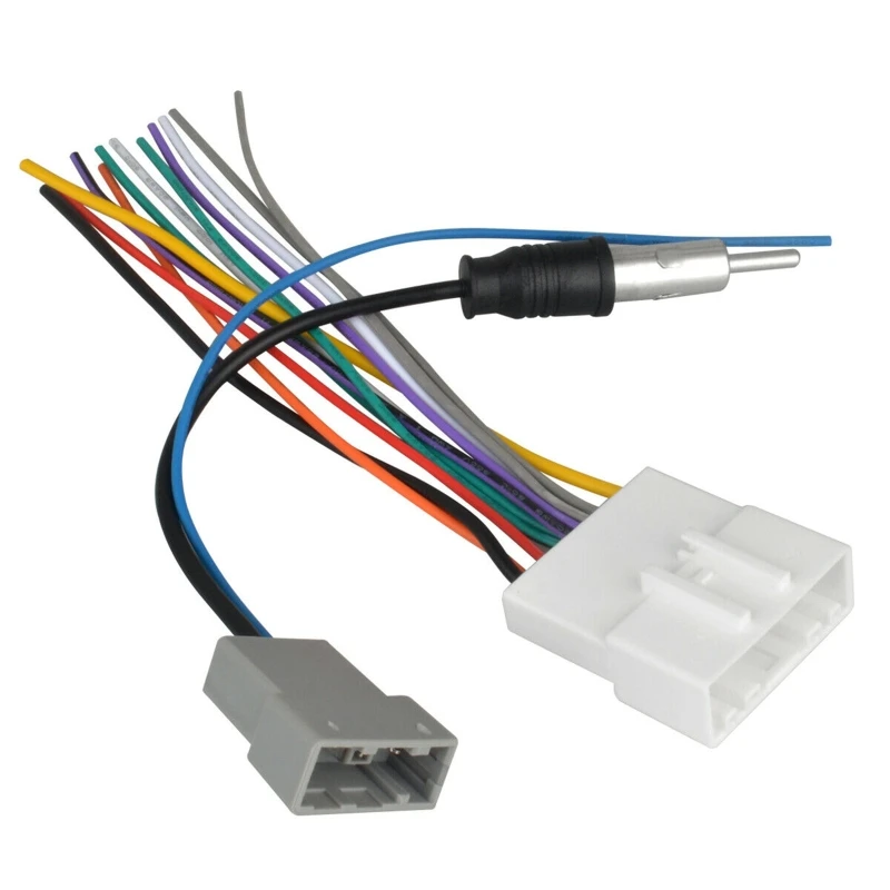 Pre 70-7552 Cube Frontier Versa 20-PIN Automatic Car Stereo Wire Postroje adaptéra konektora do rádiového kábla do rádiového kábla