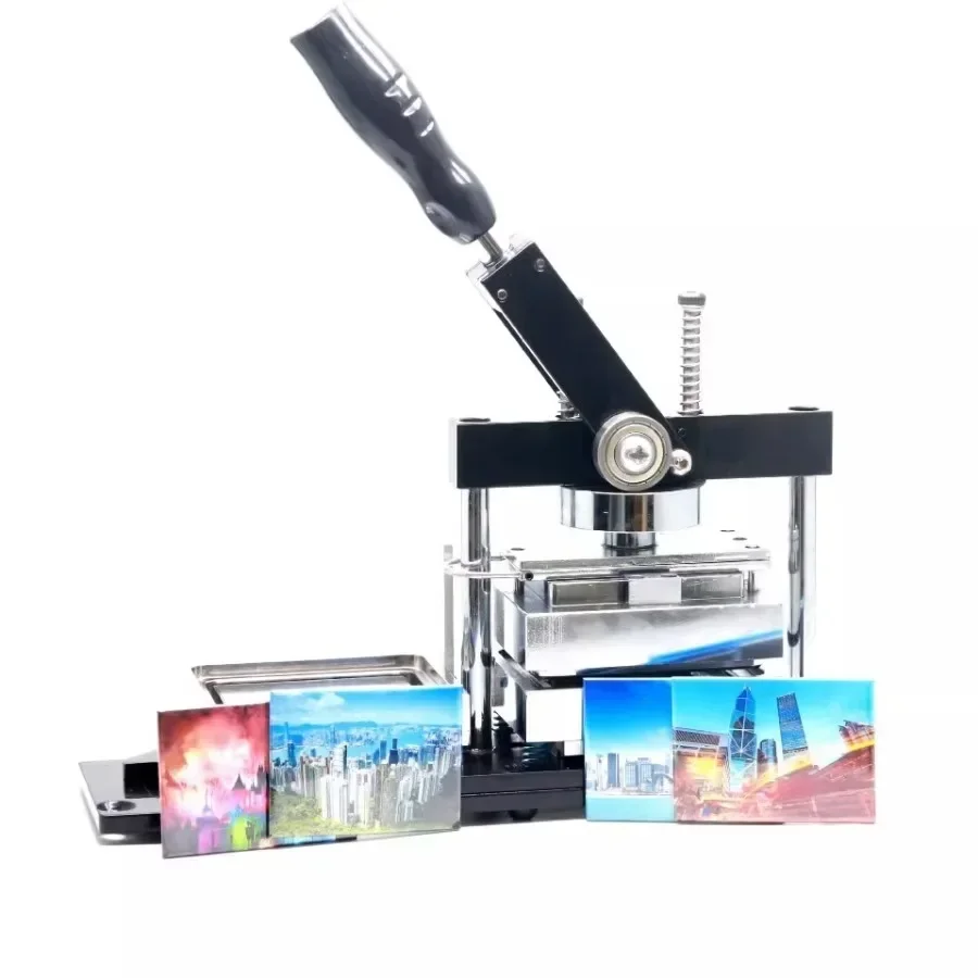Pre 80*53/90 mm*65 Chladničku Magnet Tvorba strojového obdĺžnika výrobcu s nožnicou a 500ks materiály