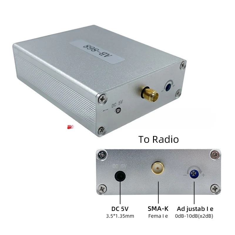 Pre 868 915 MHz his-his-zosilňovač signálu so vstavaným intenzifikátorom signálu RFID Filter pre internet vecí.