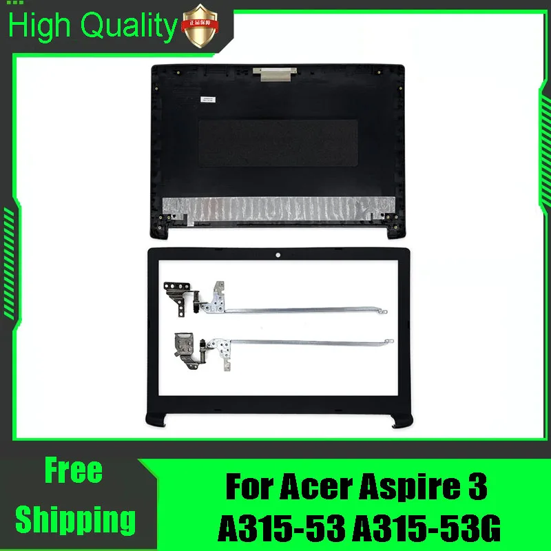 Pre Acer Aspire 3 A315-53 A315-53G LCD Zadný veko zadný kryt zadného krytu predný kryt puzdra Výmena puzdra puzdro puzdro Shell Hinges