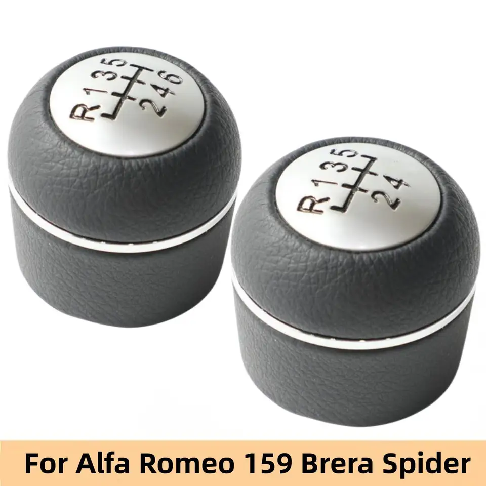 Pre Alfa Romeo 159 Brera Spider Sportwagon Gear Shift Gomb Lever Stick Stick Pen hádzacie auto Styling Príslušenstvo