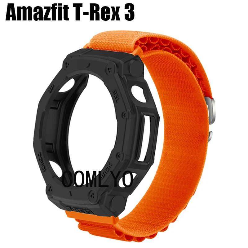 Pre AmazFit T-Rex 3 Smart Watch Strap Pase Soft Protective Bumper T Rex 3 hodinky Cover TPU Screen Film Film