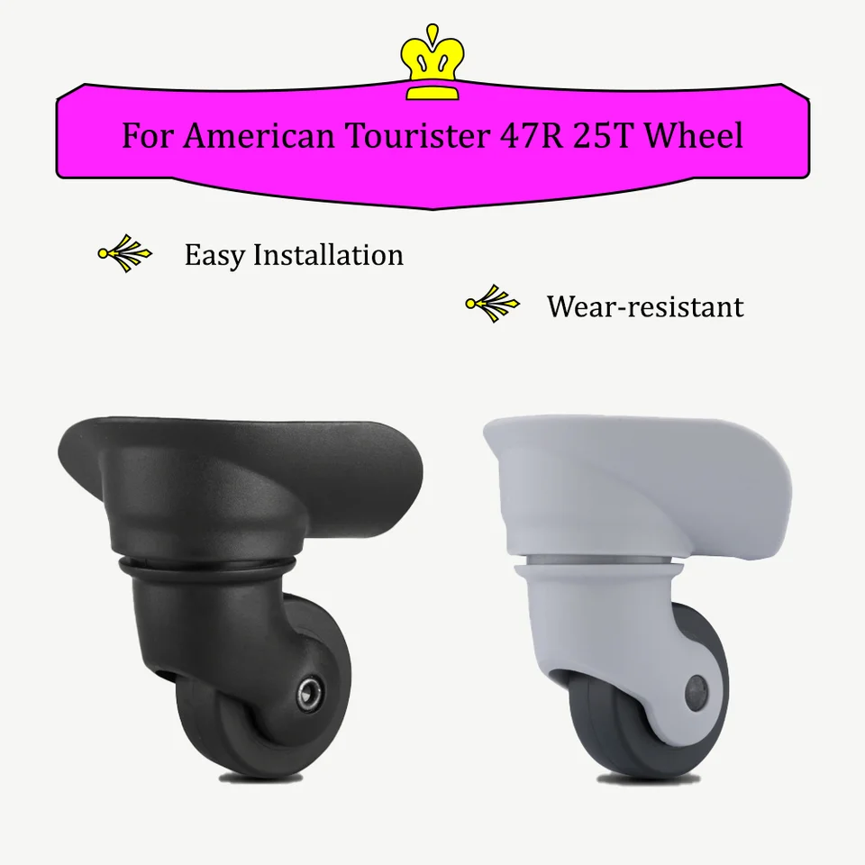 Pre American Tourister 47R 25T Univerzálne odnímateľné tiché posilňovacie koliesky s vysokou silou Business Box Opravy kladka
