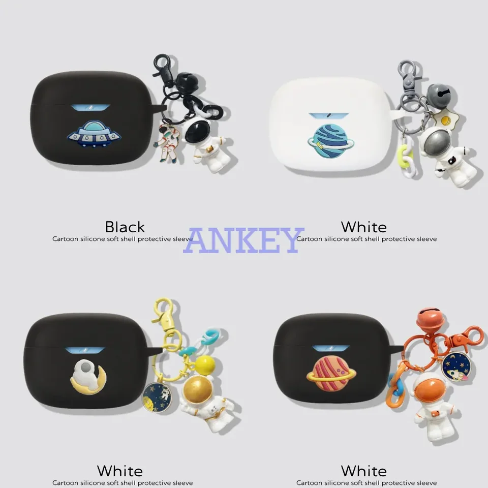 Pre Anker Soundcore A20I A3I P3i Poznámka 3i DOT 3i Silikone Case Star Cute Uznaky Ochranné slúchadlá kryt náhlavnej súpravy Koža náhlavná súprava