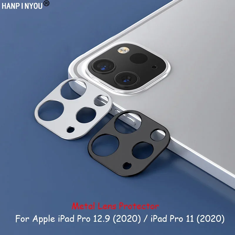 Pre Apple iPad Pro 12.9 (2020) / Pro 11 2020 Luxusný chránený kruh kovový kovový chránič puzdra Ochrana krytu nárazníka