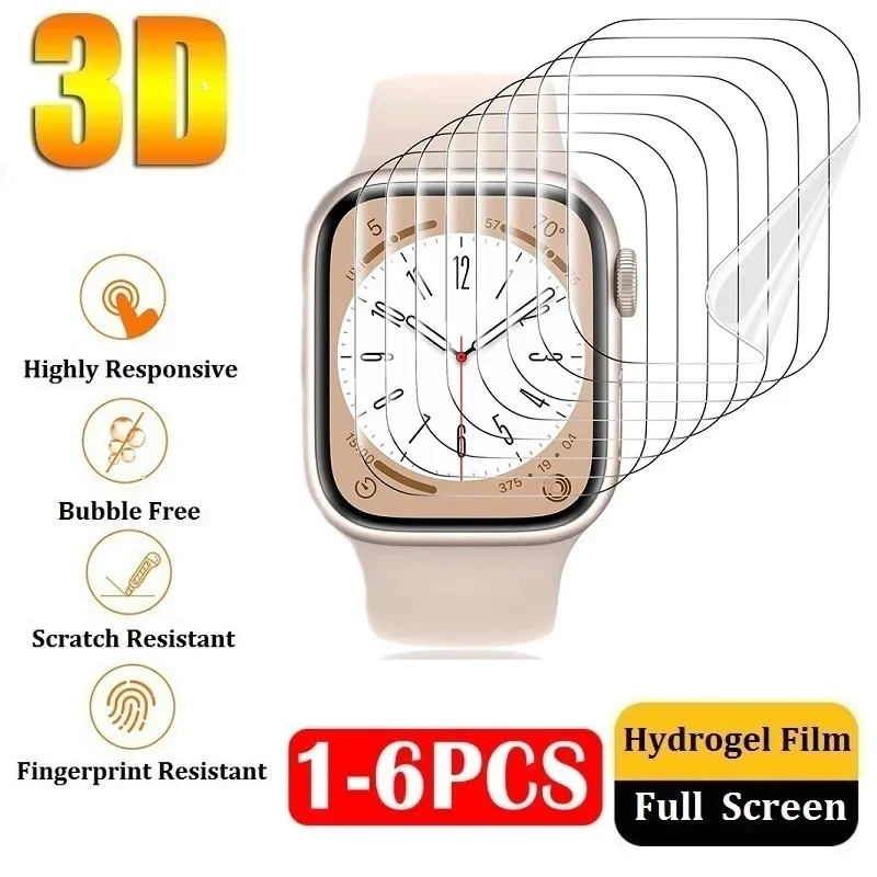Pre Apple Watch 9 8 7 45 mm 41 mm chránič obrazovky pre Apple Watch Ultra 2 49 mm 6 5 4 SE 44 mm 40 mm Hydrogel Film Foil