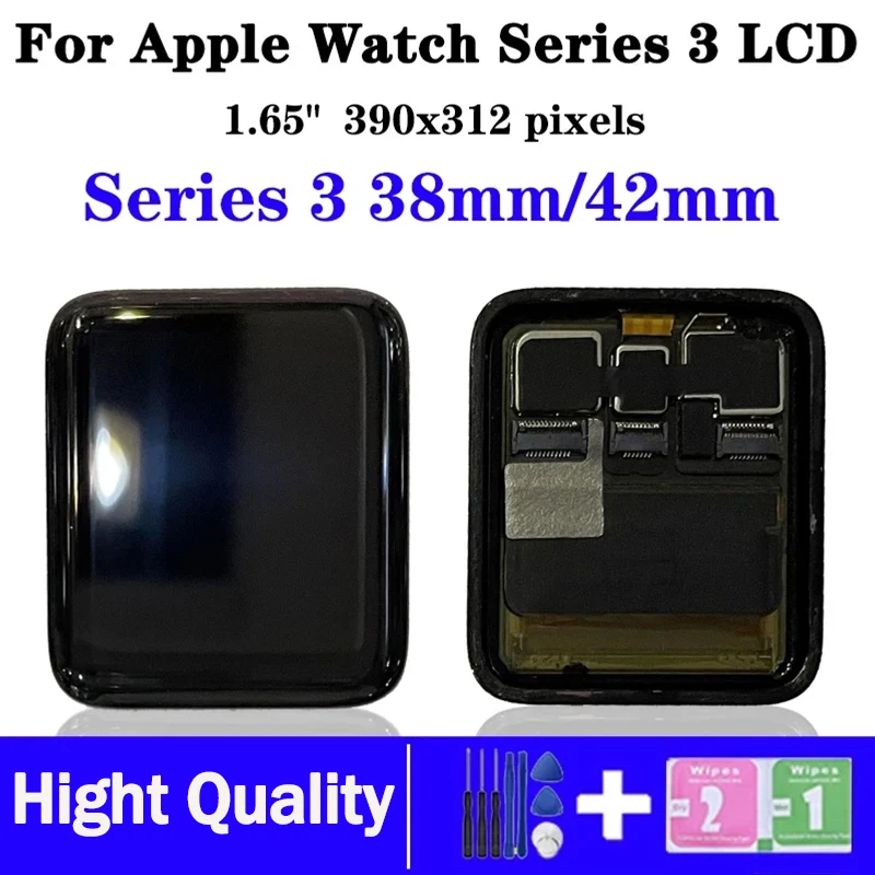 Pre Apple Watch Series 3 GPS pre IWATCH Series3 LTE 38/42 mm LCD DISPLEY DIGITIZERIZER A1860 A1861 A1889 A1891 A1890