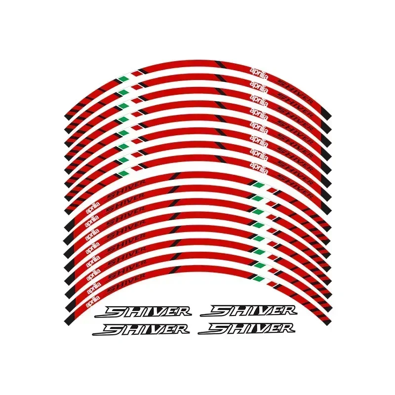 Pre aprílu Shiver 750 900 Moto Parts Contour Decoration nálepka nálepky červená -1