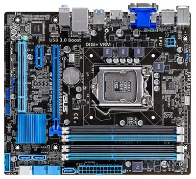 Pre ASUS B75M-Plus B75M-A Hlavná doska 1155 PINS Quad Memory Slot HDMI