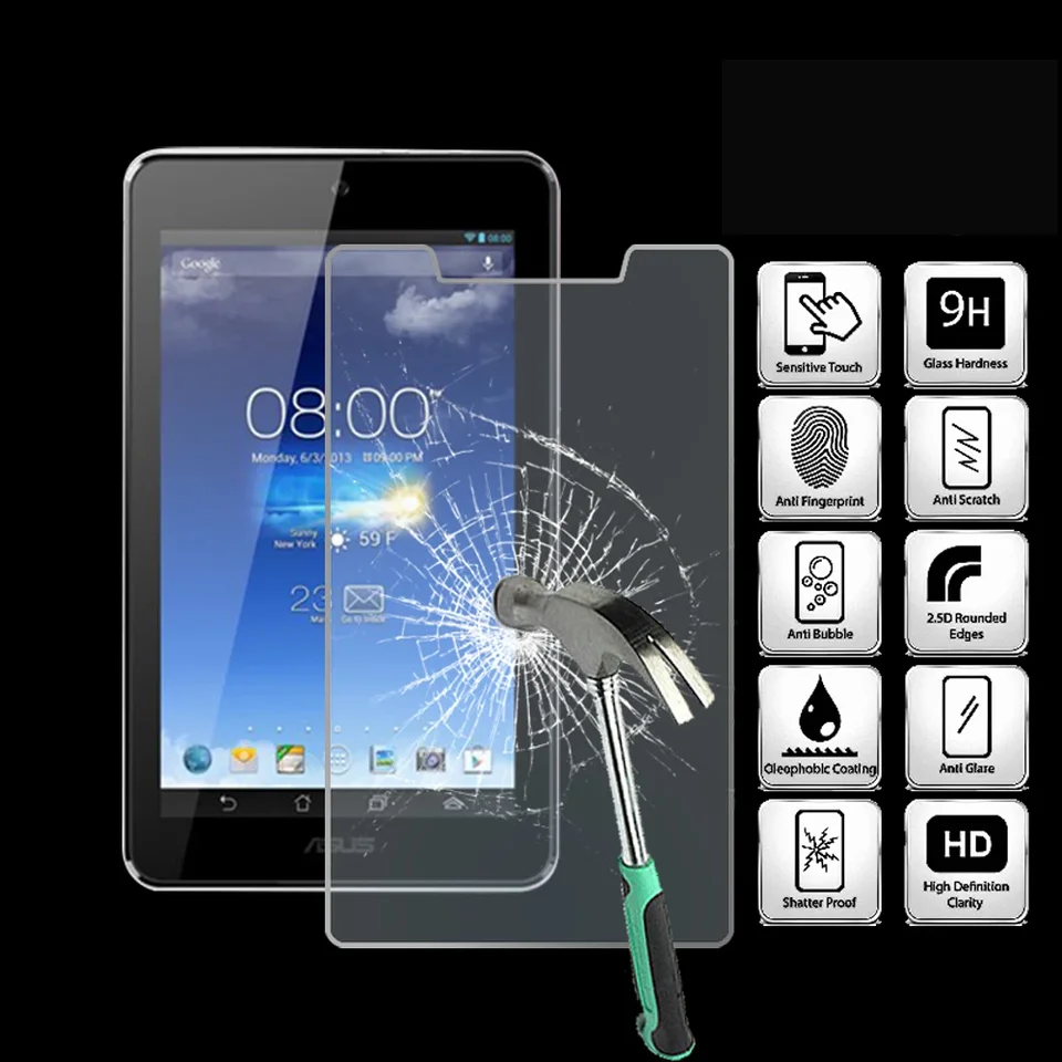 Pre asus Memo Pad HD 7 ME173X ME173 Tablet Ultra Clear Temperted Glass Screen Protector Anti-Friction Proective Film