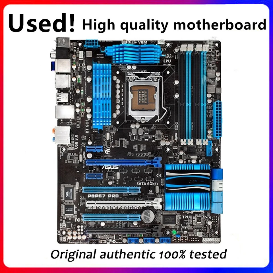 Pre ASUS P8P67 Pro Computer LGA 1155 DDR3 32 GB pre Intel P67 P8P67 použitá stolová stolová stola