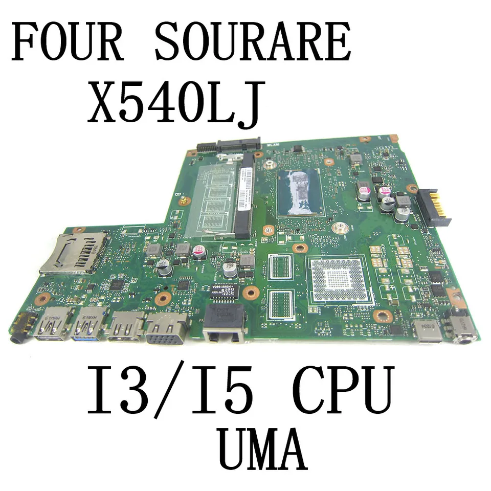 Pre ASUS VivOBook X540LA A540LA F540LA K540LA R540LA X540LJ LAPTOP so základnou doskou I3-5020U/I5-5200U