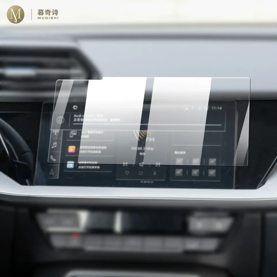 Pre Audi A3 2019-2023 Interiér Console Radio LCD Displej obrazovky Anti Scratching Glass Glass Anti Blue Light Film Protect