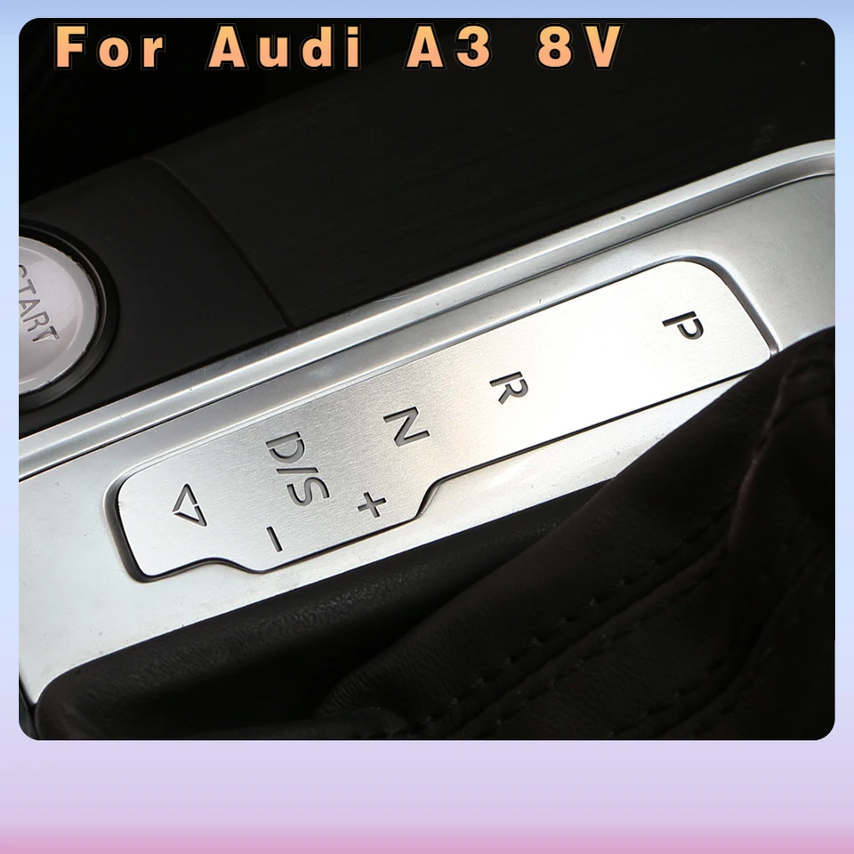 Pre Audi A3 8V 2013 - 2019 LHD CAR Stredová konzola Elektronická rada na stlačenie gombíkových panelov Fližby nálepka Tink