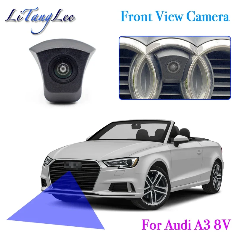 Pre Audi A3 8V 2013 ~ 2019 logo auta predné pohľady Camera Night Vision HD nepremokavý so širokopásmovým slepým bodom parkovacia kamera parkovacia kamera