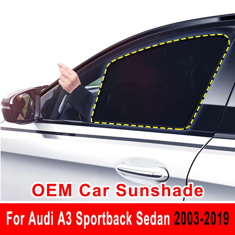 Pre Audi A3 8V 8P Sportback Salon Sedan Cover Cover Cover Cover Sun Shade Cover Visors Sun Shield Curtains Príslušenstvo 2003-2019