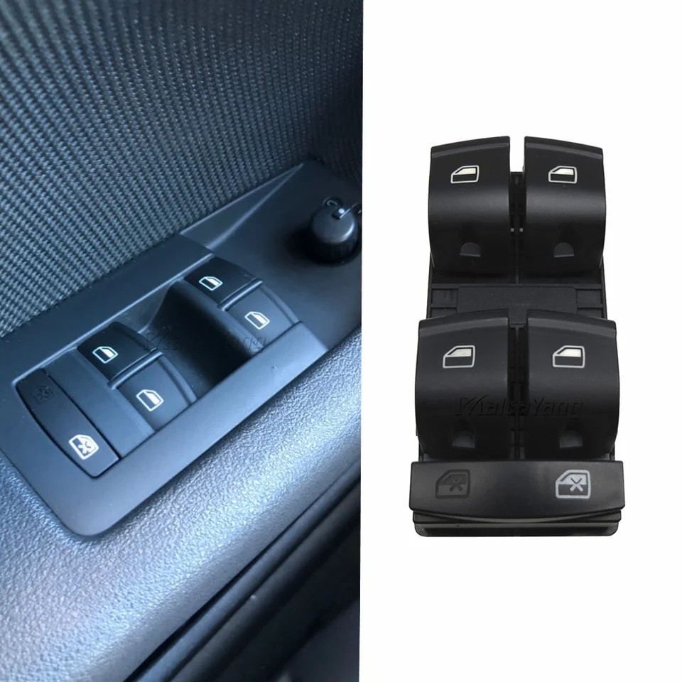 Pre Audi A3 A6 S3 S6 C6 Q7 RS6 Plus/Avant Electric Electric Master Window Control Switch Auta