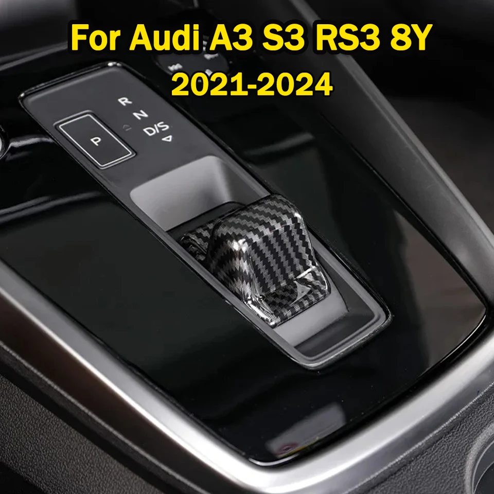 Pre Audi A3 S3 RS3 8Y 2021 2021 2022 2023 2024 CAR GEVS SHION GOB KLASOVANIE Vnútorné príslušenstvo pre prevodovku z uhlíkových vlákien
