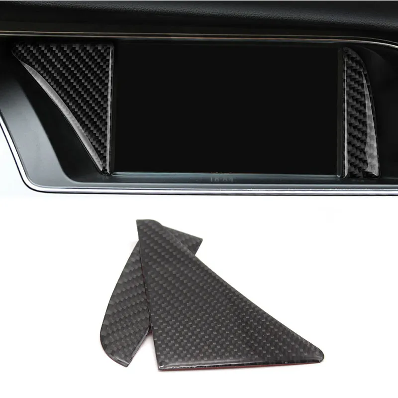 Pre Audi A4 B8 2009 2010 2012 2012 2013 2014 2015 2016 Cover Trim GPS navigátora navigátora uhlíkových vlákien