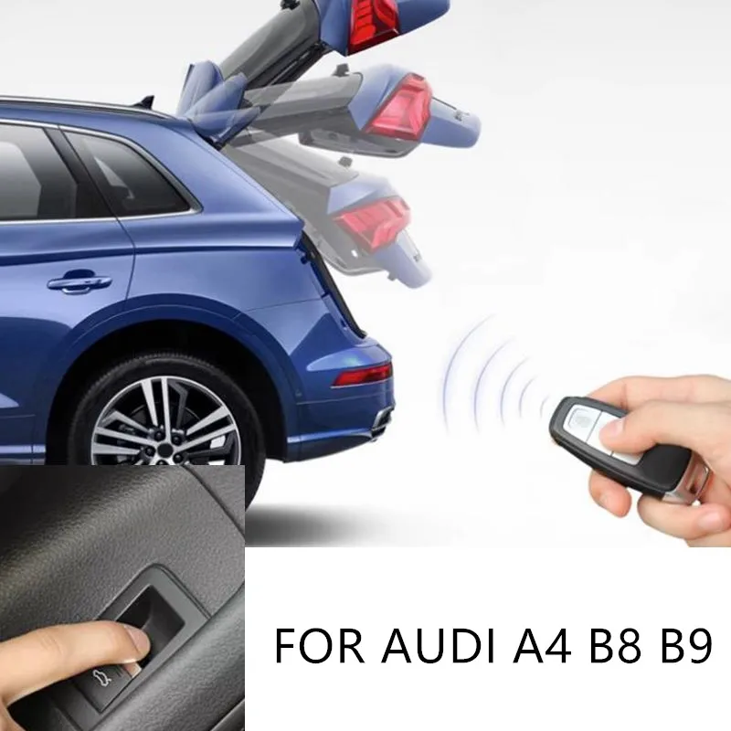 Pre Audi A4 B8 A4L B9 Elektrické zadné dvere upravené inteligentné automatické zdvíhacie elektrické zámkové zámky Tailgate Lock Modul pre ovládanie kľúčov