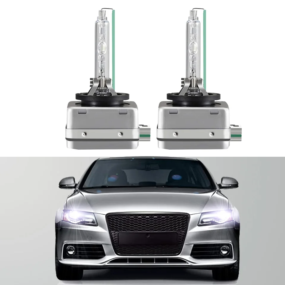 Pre Audi A4 B8 B8.5 2007-2013 2014 2015 6000K HID XENON SLEDNET SVELLA VYSOKÝ NIGHT LEAM (Iba Fit Original Bulb je xenón）
