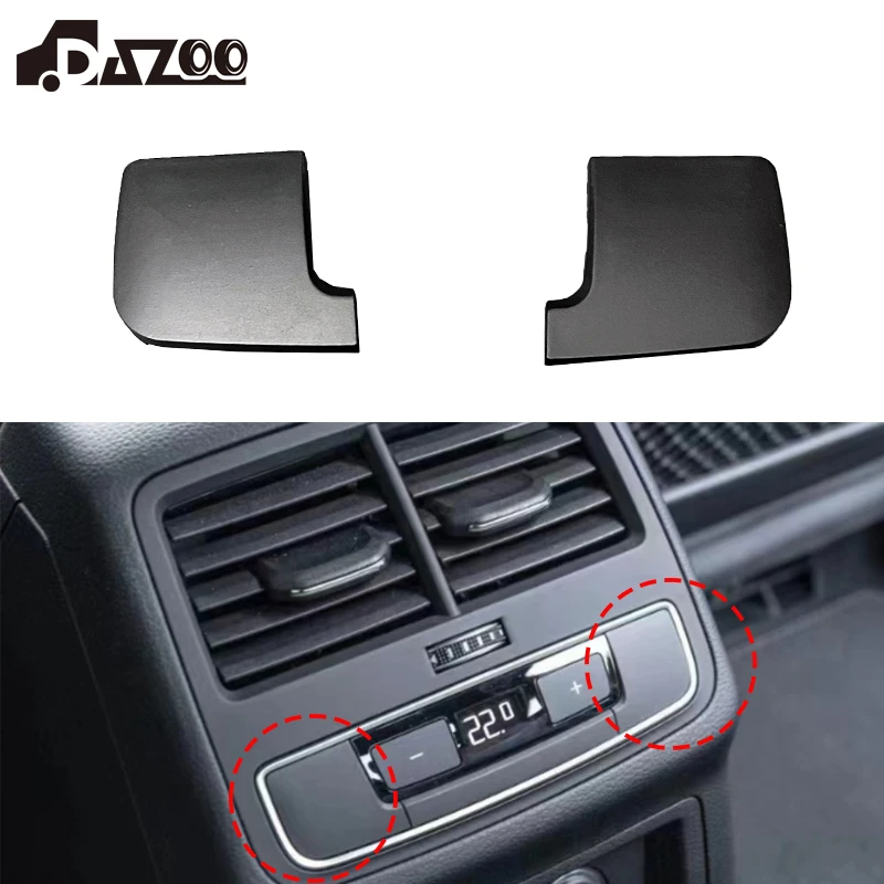 Pre Audi A4L A5 Q5L Q7 Zadný riadok klimatizácie panela KLIKOVANIA ODDELOSTI DECORÁCIE