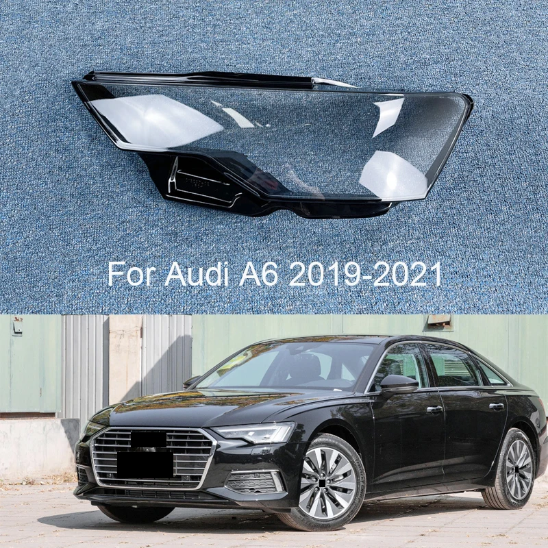 Pre Audi A6 C8 2019 2020 2021 Svetlomet automobilu Priehľadný kryt Svietidlo objektív sklenené lampa s lampami kryt