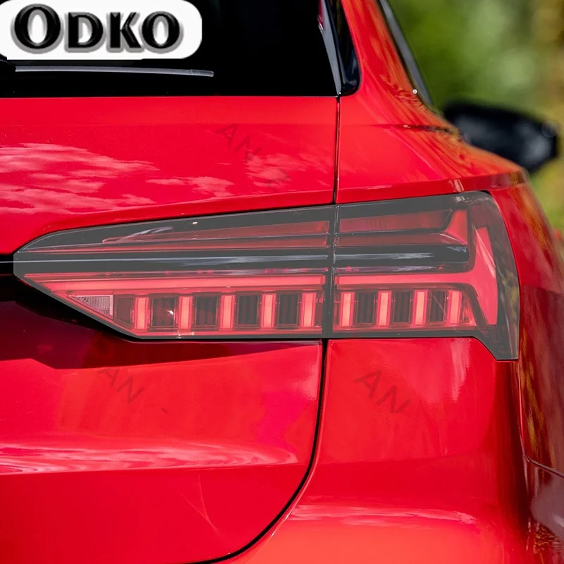 Pre Audi A6 S6 C8 2019 2020 2020 Ochranný filmový film Taillight Taillight Transparent Black TPU Ochranná TPU