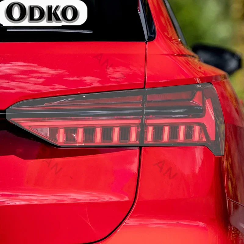 Pre Audi A6 S6 C8 2019 2020 2020 Ochranný filmový film Taillight Taillight Transparent Black TPU Ochranná TPU