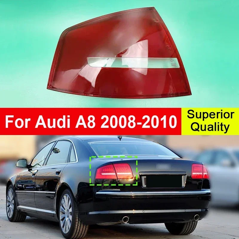 Pre Audi A8 D3 2008 2009 2010 Zadný zadný zadný zadný plášť TACH LAMP TACH SIGNAL SAGNAT STOP SLATKA MASKA MASKA NABOJTE ORIGINÁLNE LAMPHADE