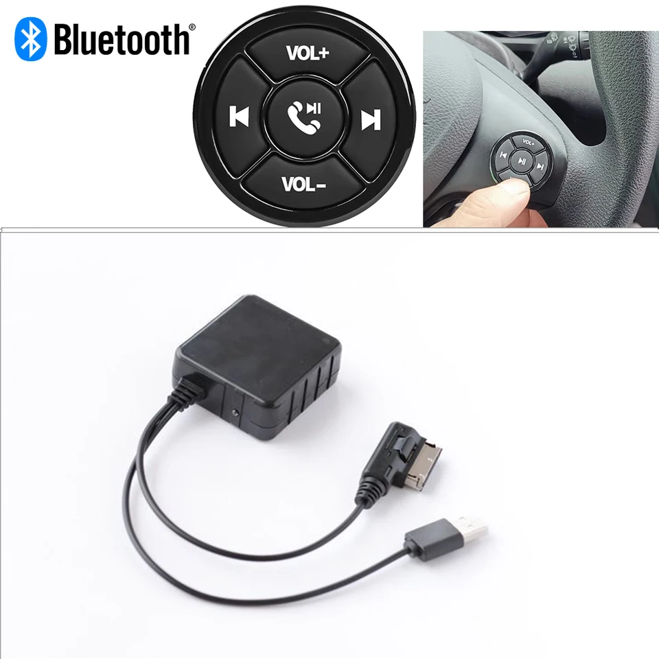 Pre Audi Ami_MMI2G multimedia_q7_a6l_a8l_a4l_q5 Bluetooth Audio Wireless Diaľkové ovládanie, tlačidlá volantu, tlačidlá volantu
