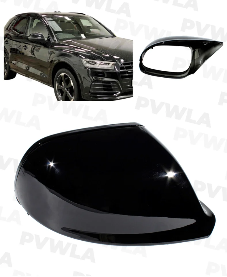 Pre Audi Q5 2009 2010 2012 2012 2013 2014 2015 2016 2017 Pravá strana Čierne maľované zrkadlo kryt krytu kryt