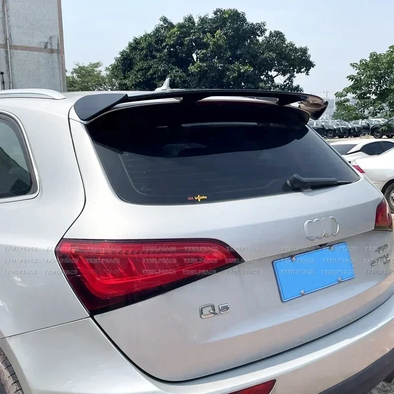 Pre Audi Q5 2010-2017 Strešný spojler Vysoký kvalitný materiál ABS Nepretie farby Kit