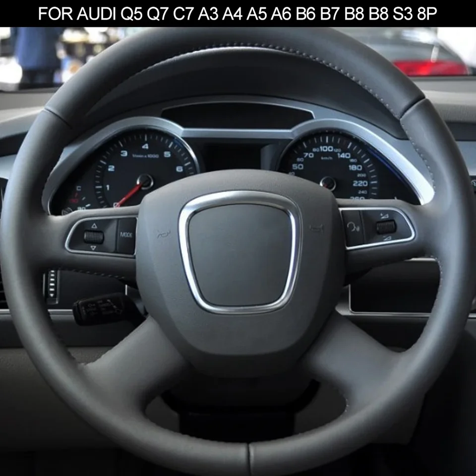 Pre Audi Q5 Q7 C7 A3 A4 A5 A6 B6 B7 B8 B8 S3 8P CAR COLESCE PANEL RÁMKA PRINCET STRACE STRADOVÁ LOGO OBRAZ PRÍSLUŠENIA LOGO
