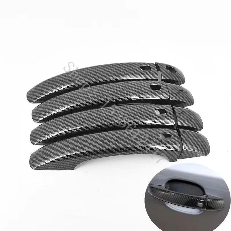 Pre Audi S4 A5 2009 2010 2012 2012 2013 ~ 2015 ABS Dvere Ruck Covers Trim Duzdenie Darovodné rukoväte misky misky Styling