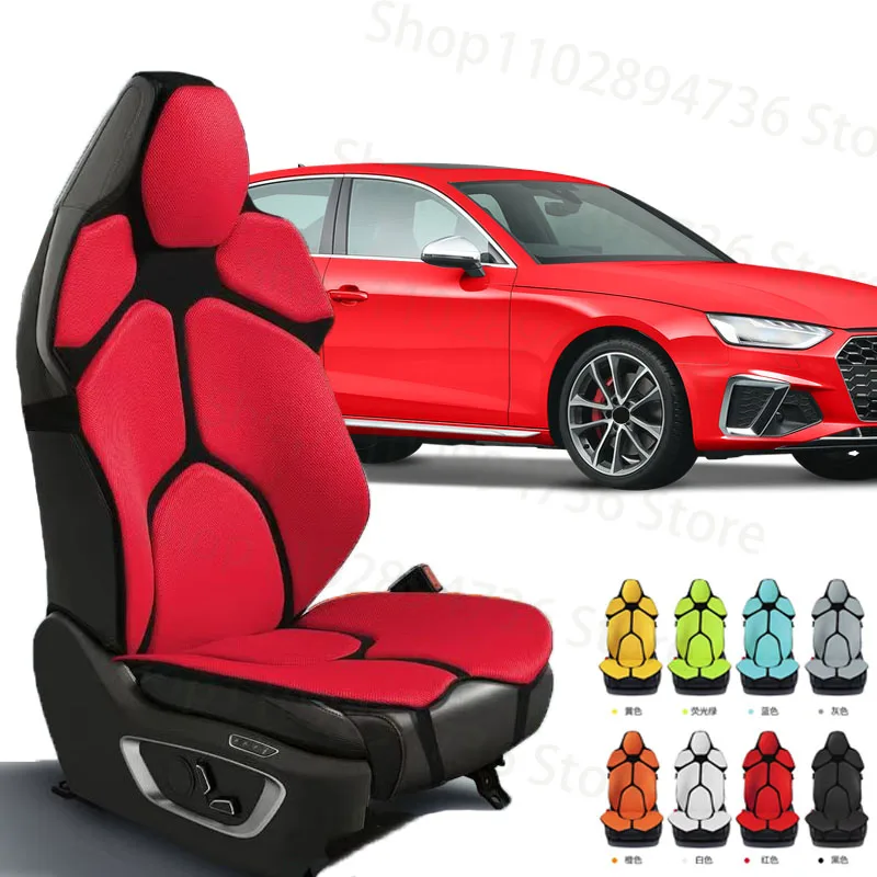 Pre Audi S4 Cushion Autbis Sedací kreslo zadné sieťové bedrové zadné masáž masáž zadnej podložky Podpora domácej kancelárie domácej kancelárie