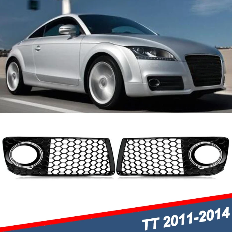 Pre Audi TT Mk2 8J Front Bumper For Grills Grills Grille Honeycomb Mesh FOG FOG SVETOVÁ OBJEDNÁVKA 2010 2011 2013 2014 8J0807682J