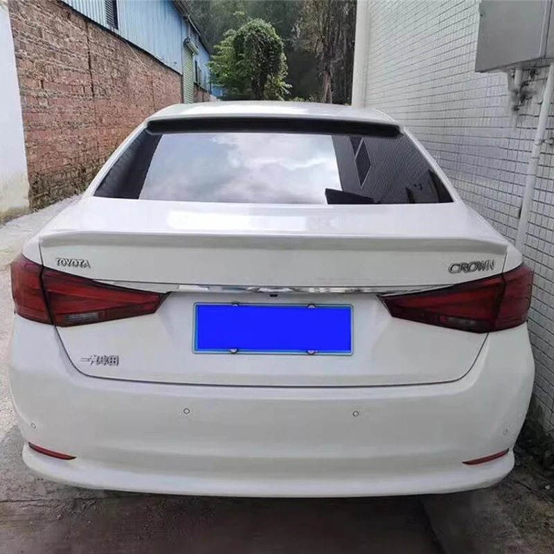 Pre automobilové príslušenstvo spojlera Toyota Crown Abs plastová batožina Tail Wing Body Kit 2015 2016 2017 2018 Rok