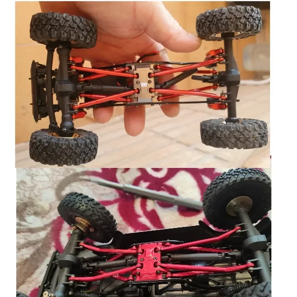 Pre axiálny SCX24 90081 1/24 RC Crawler CAR Metal Metal prevodovka prevodovku prevodovky prevodovky držiak na prevodovku prevodovky Šmyk