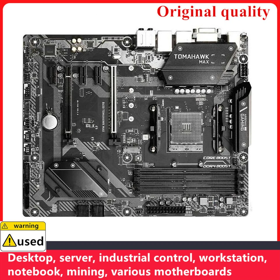 Pre B450 Tomahawk Max Hodnocové dosky AM4 DDR4 128 GB pre AMD B450 Desktop Mainboard M, 2 NVME USB3.0