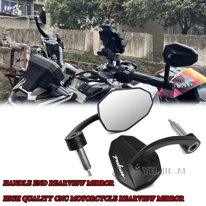 Pre Bajaj Pulsar 200 ns po celé roky vysokokvalitné CNC motocyklové spätné zrkadlo Koncové zrkadlo ， špičkové motocyklové príslušenstvo