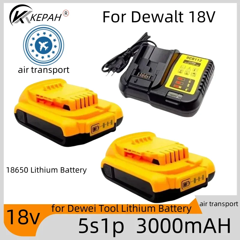Pre batériu DCBALT 20V 3,0AH DCB609 Lítium-iónová batéria pre DCB200 DCB201 DCB609 DCB182 DCB204 Batéria pre Dewalt 20V