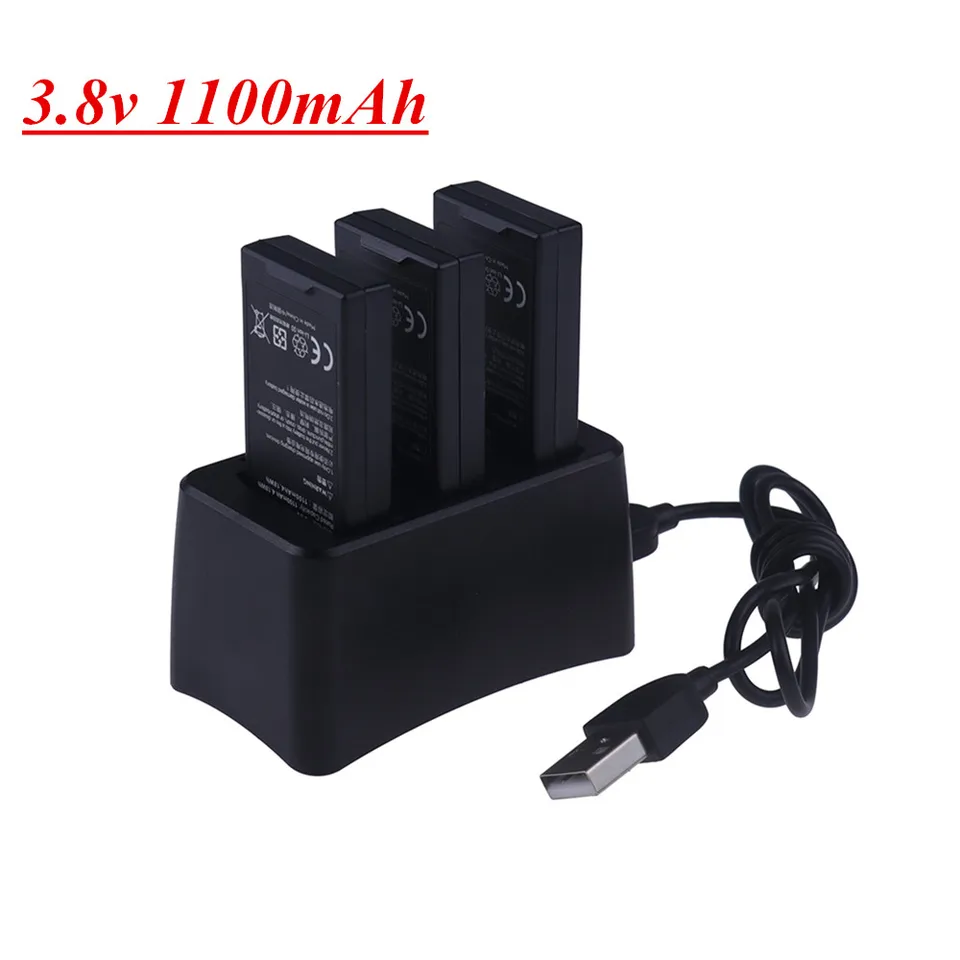 Pre batériu DJI Tello 3,8 V 1100 mAh lítiová batéria s nabíjačkou 3-v-1 pre DJI Hub Tello letovú batériu