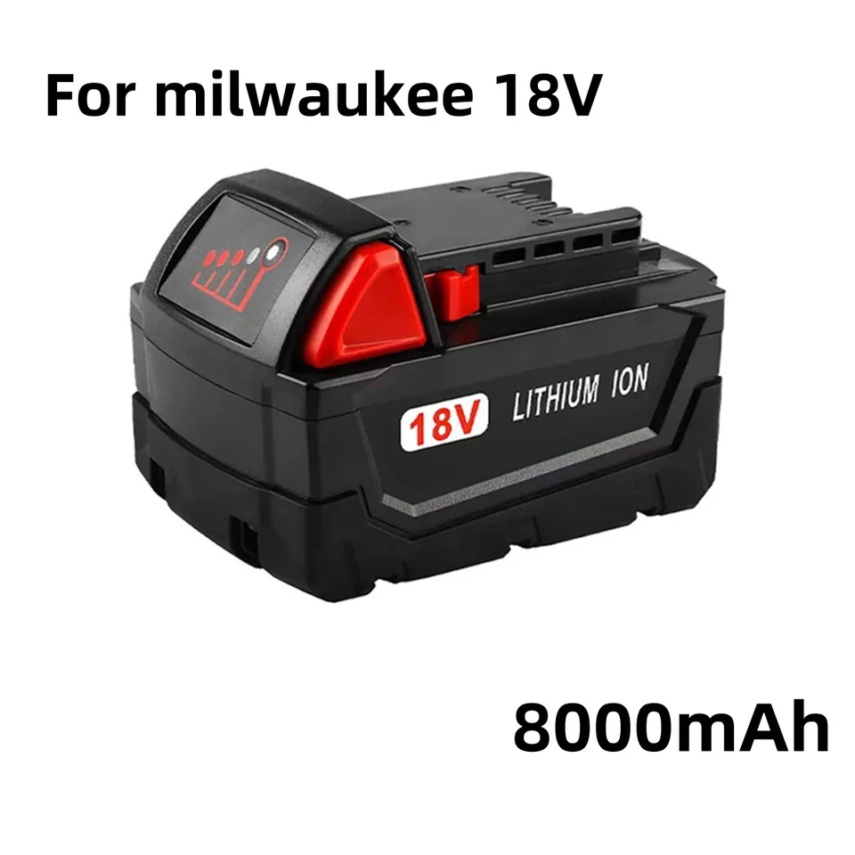 Pre batériu Milwaukee M18 18650 18V 9.0/8.0/6.0 Nabíjateľné batérie M18B5 48-11-1860/nabíjačka Power nástroj Batteryr