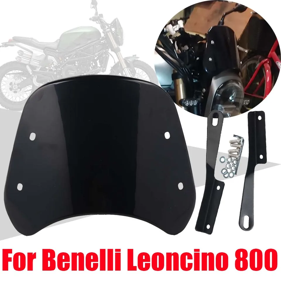 Pre Benelli Leoncino 800 Leoncino800 Motocyklové príslušenstvo retro čelné sklo čelné sklo veterná obrazovka Deflektor krytu krytu krytu krytu