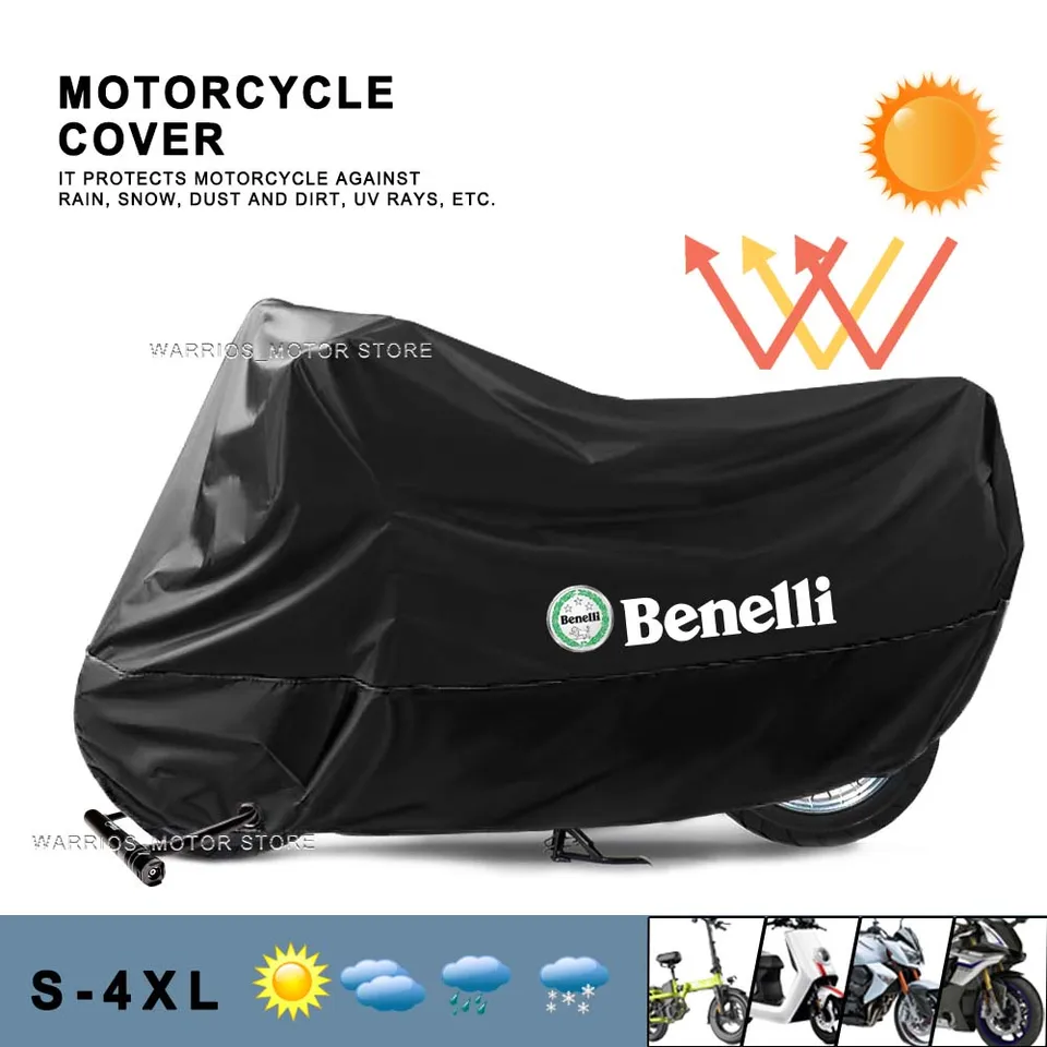 Pre Benelli TNT 125 TNT135 Jinpeng 502 TRK502 TRK Motorcycle Cover UV Ochranná prachová nepremokavá vodotesná motocykla Rain Cover Cover